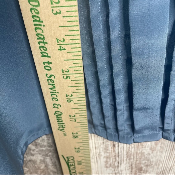 Vintage Blue Blouse Cali Div of Carry Back LTD Size 3X - Picture 6 of 7